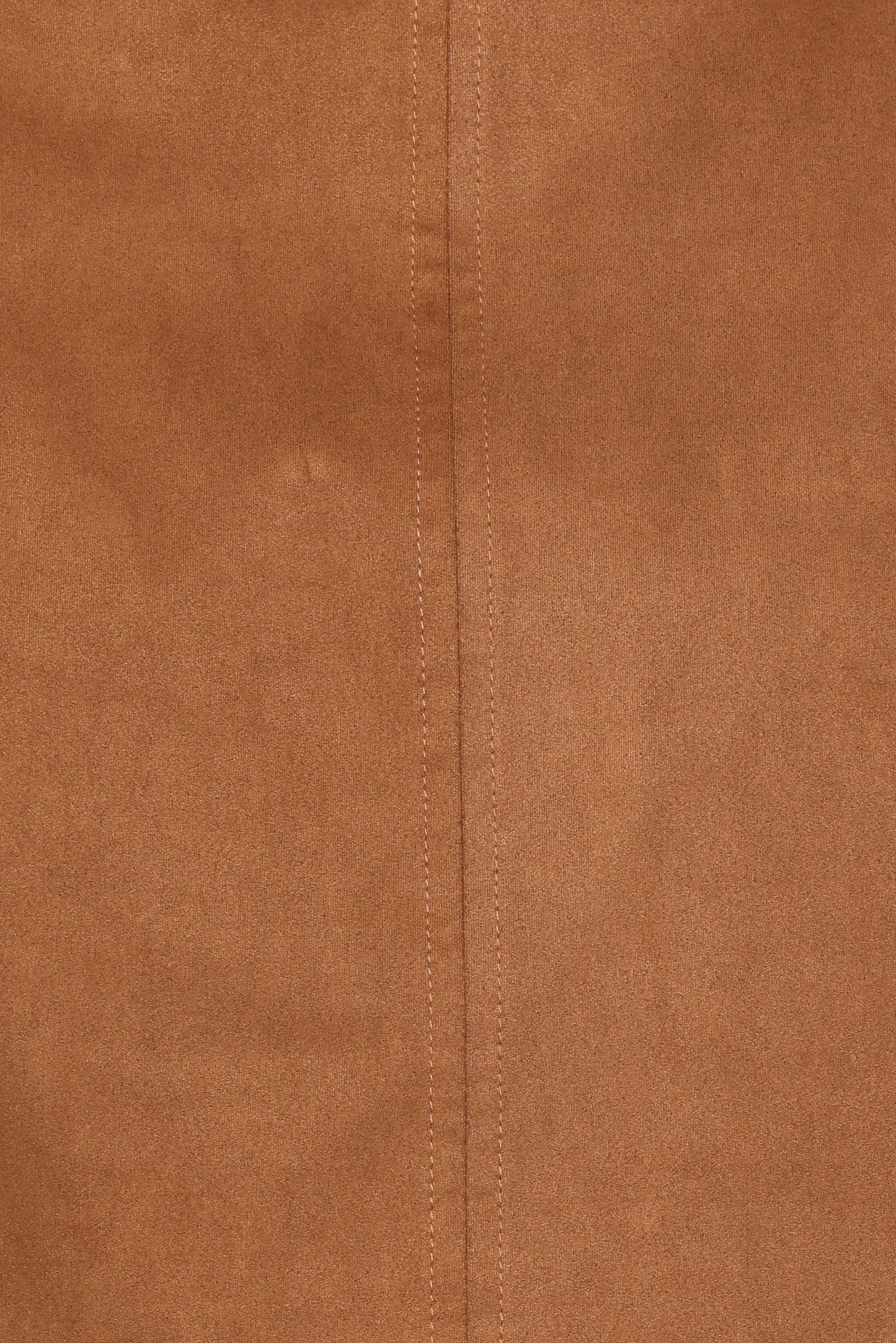 Charles Faux Sueded Top - Camel