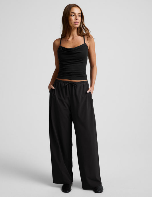 Solstice Drawstring Wide Leg Pant 31"