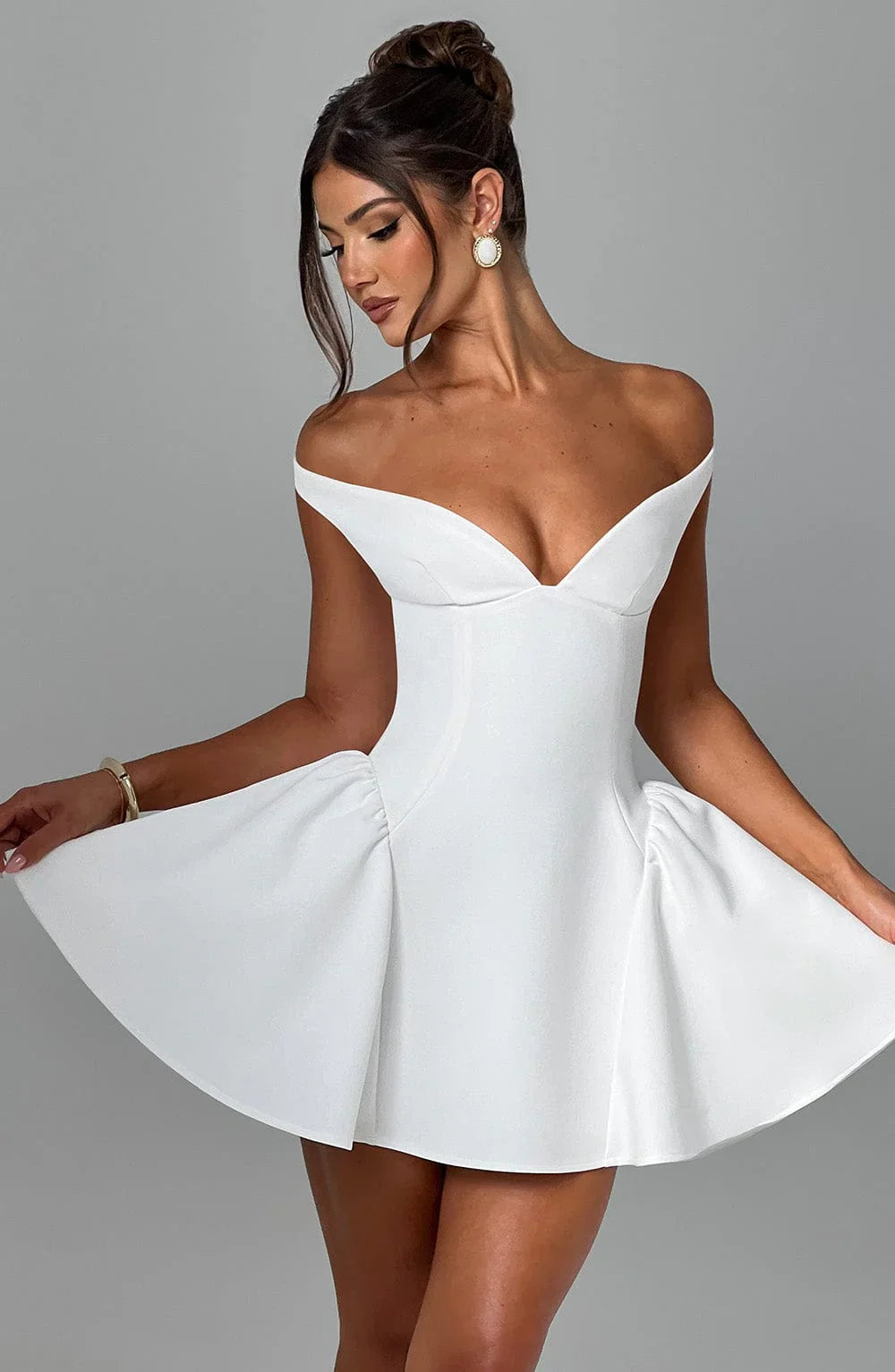 Marla Mini Dress - Ivory