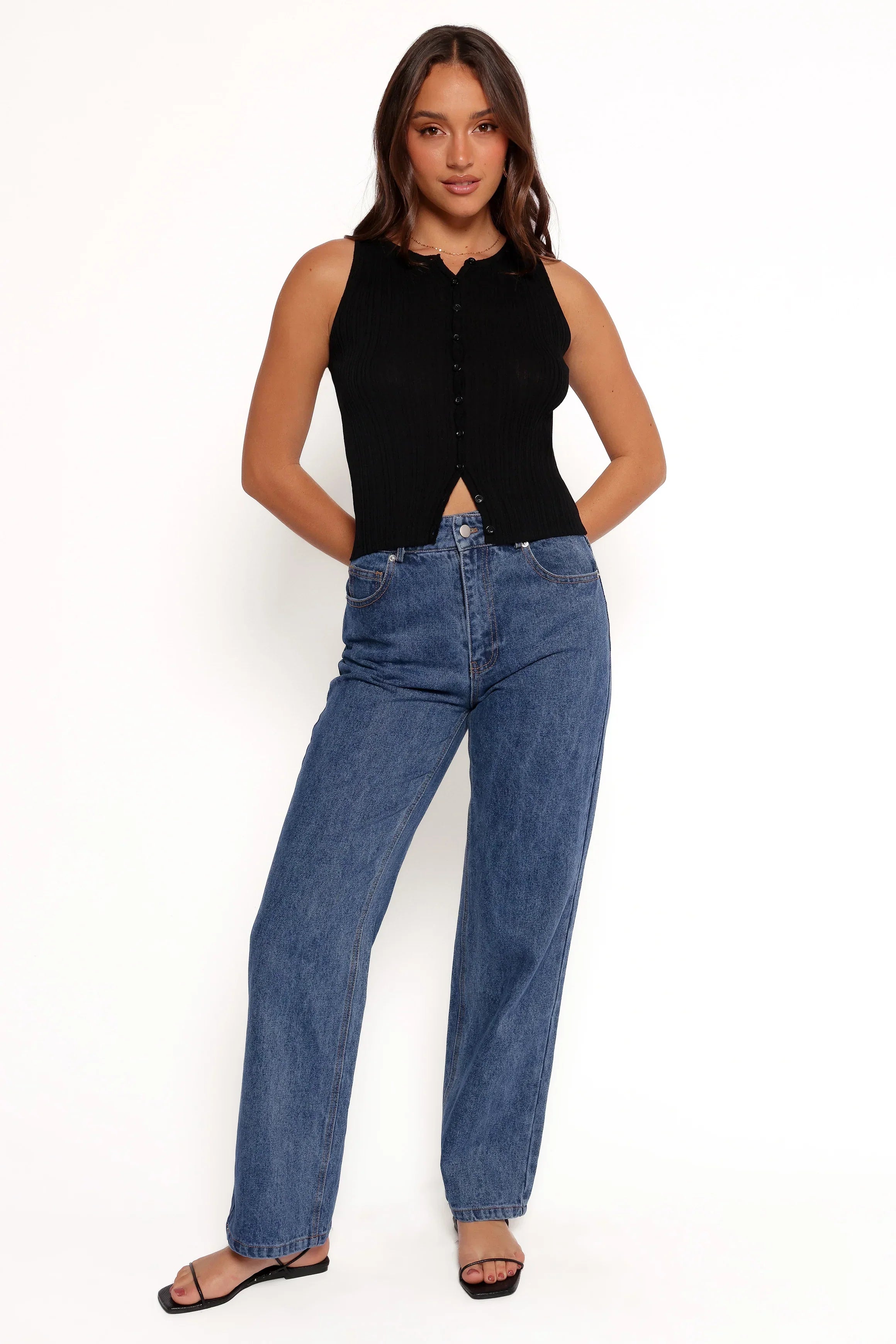 Fairfax Knit Top - Black