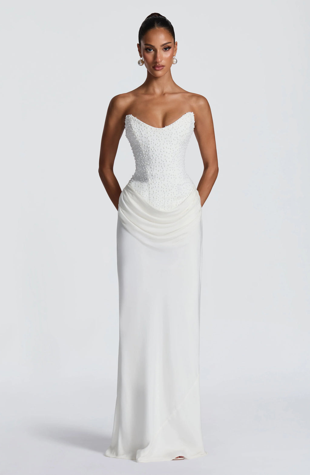 Tindra Maxi Dress - Ivory