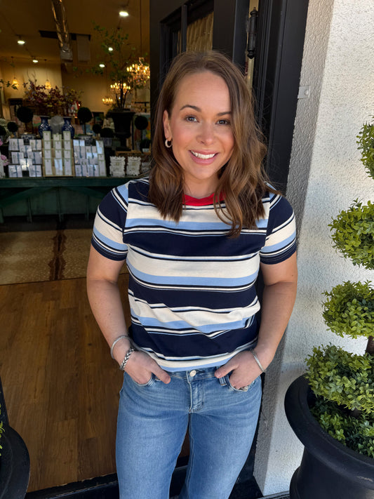 Campbell Top - Navy