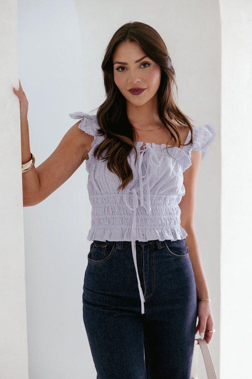 Giran Top - Cashmere Blue