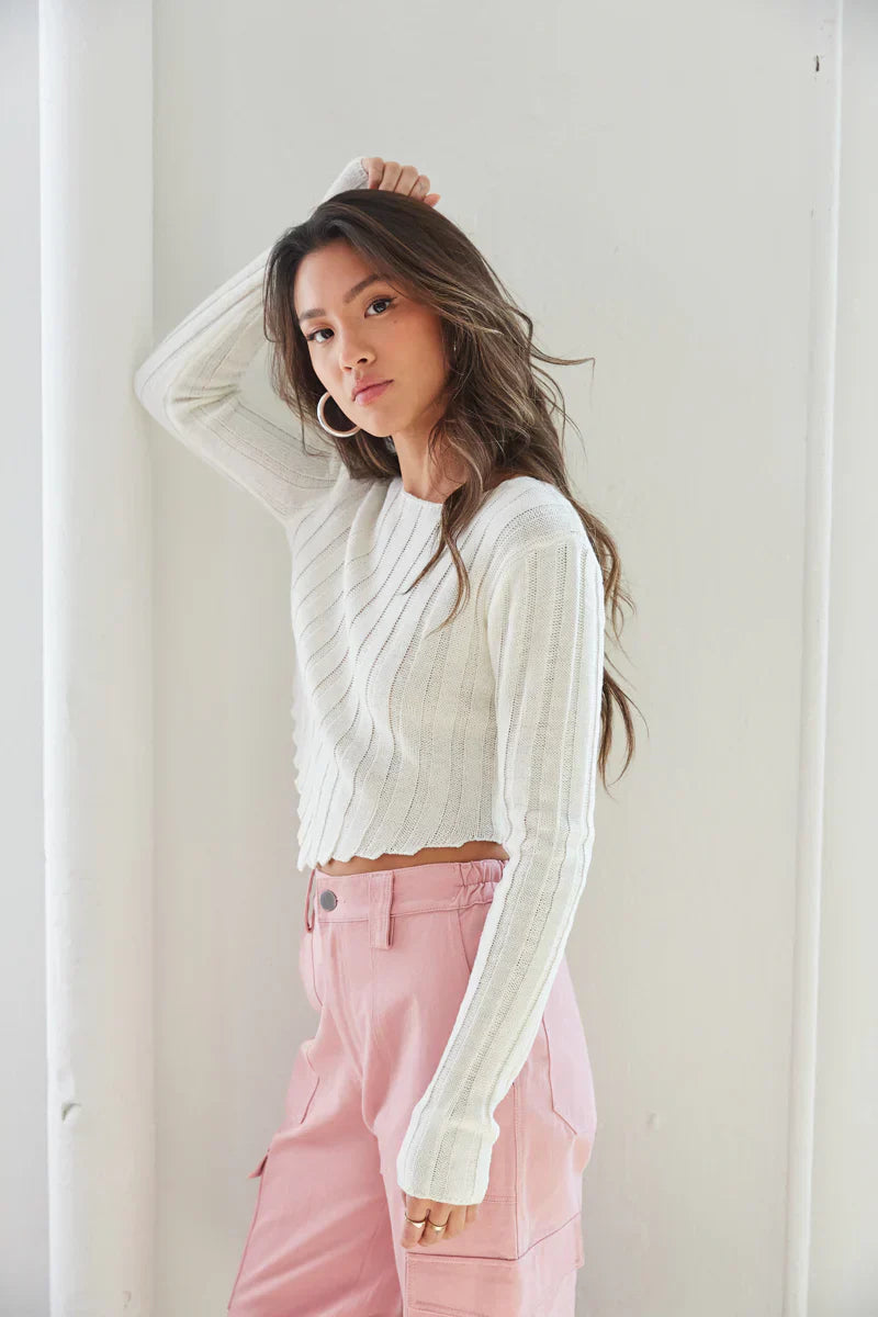 Becka Knit Crop Top