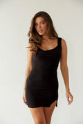 Leah Open Tie Back Mini Dress
