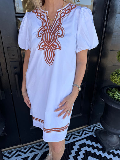 Daniela Dress - White