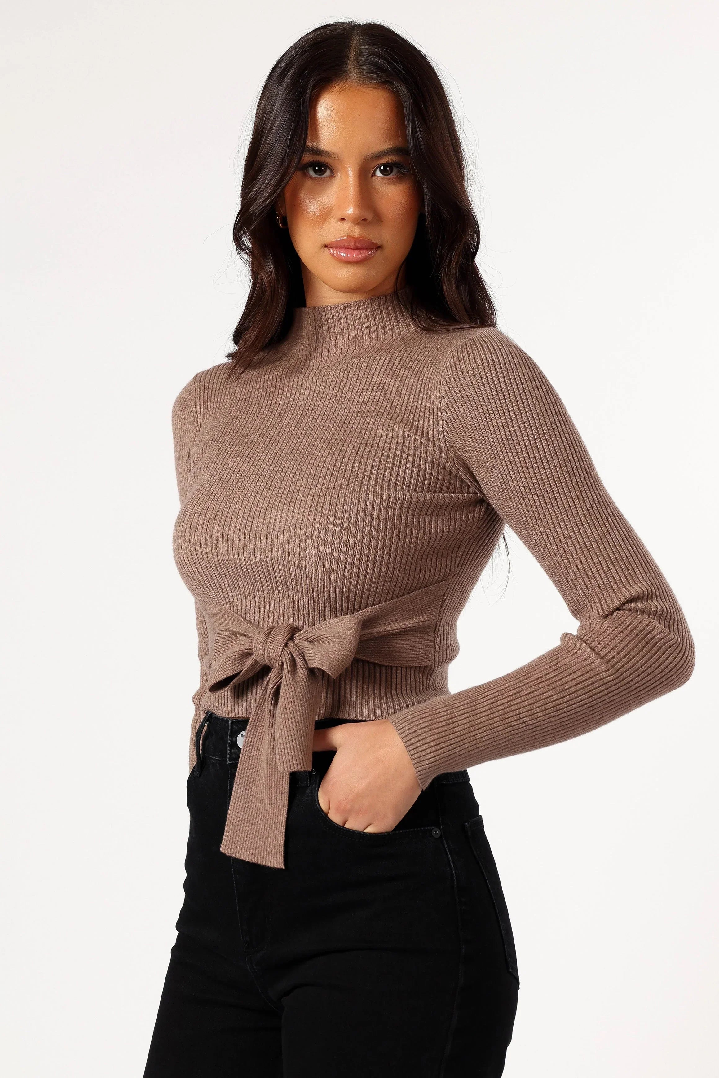 Paige Top - Brown