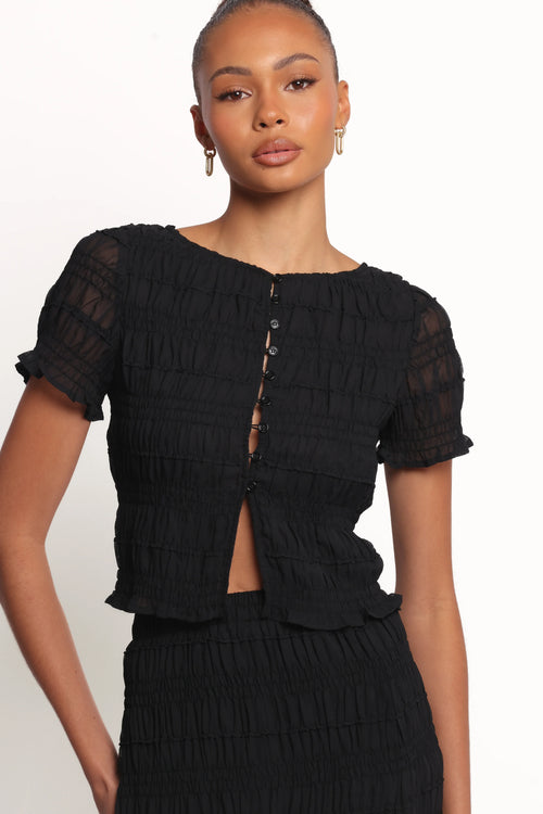 Valana Top - Black