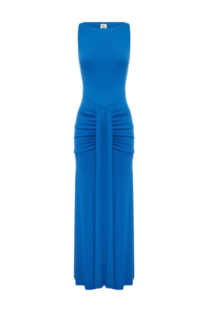 ADALYN MAXI DRESS - BLUE