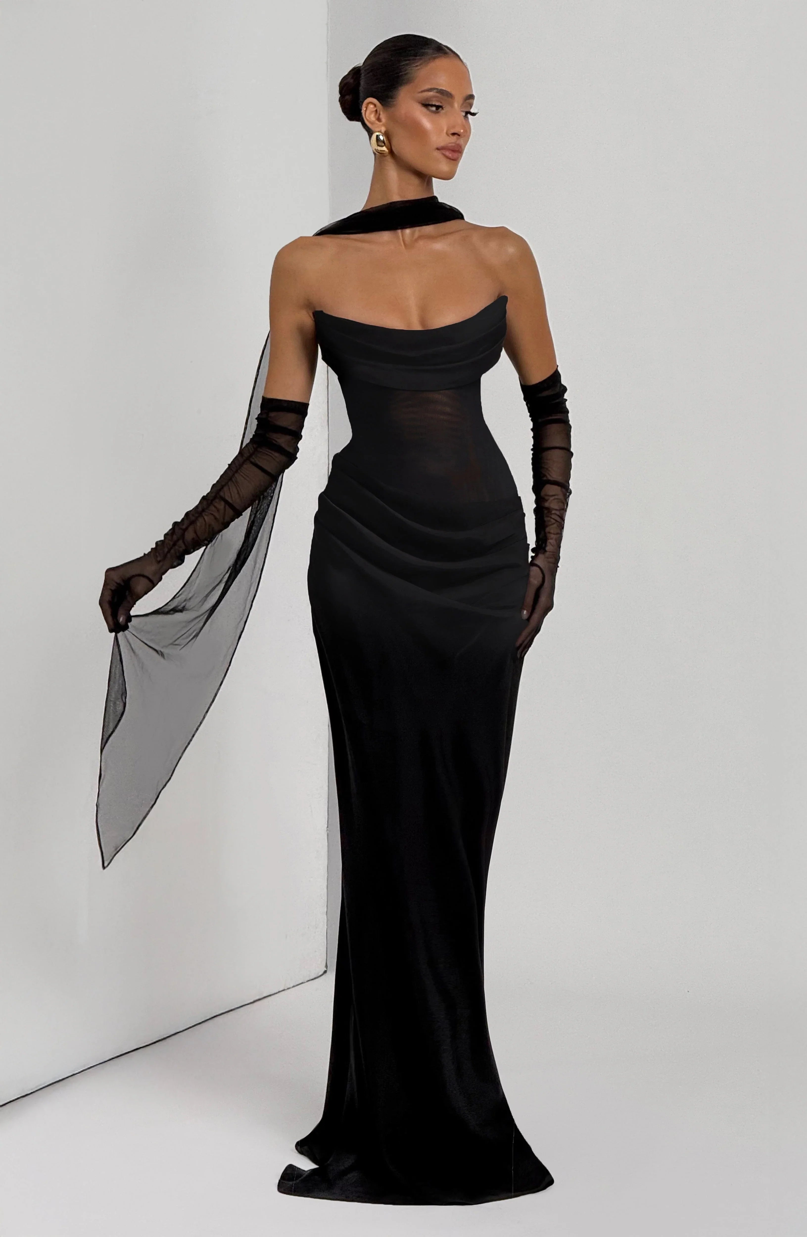 Liora Maxi Dress - Black