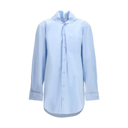 ALAINPAUL Blue Cotton Shirt