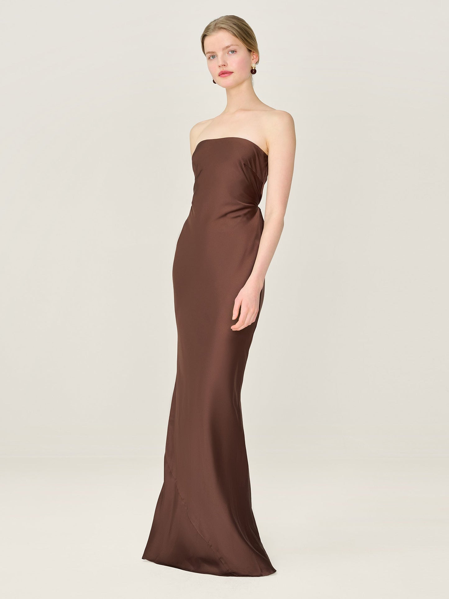 Amdra Dress in Chocolate
