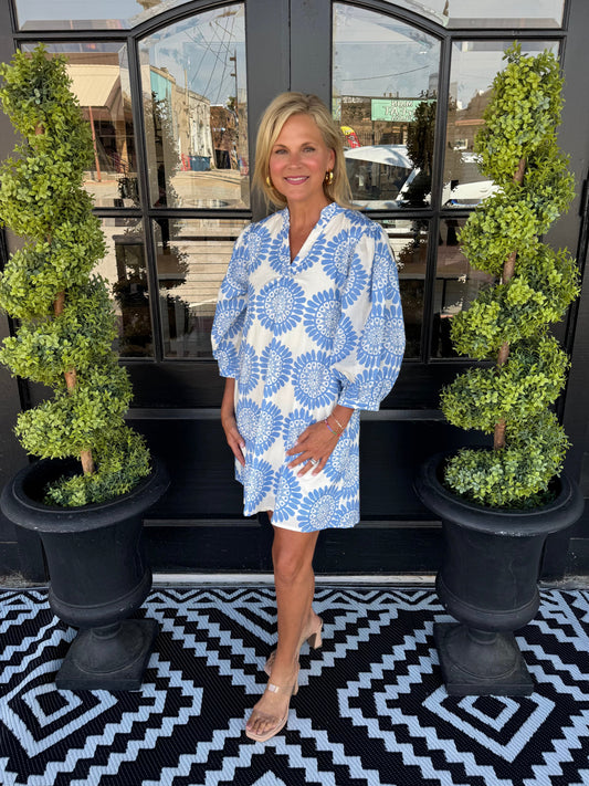 Layla Dress - Blue