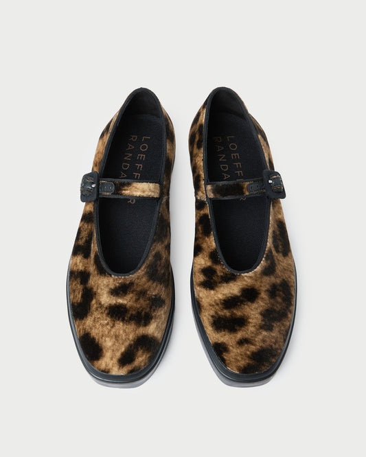 Cooper Leopard Velvet Mary Jane Sneaker