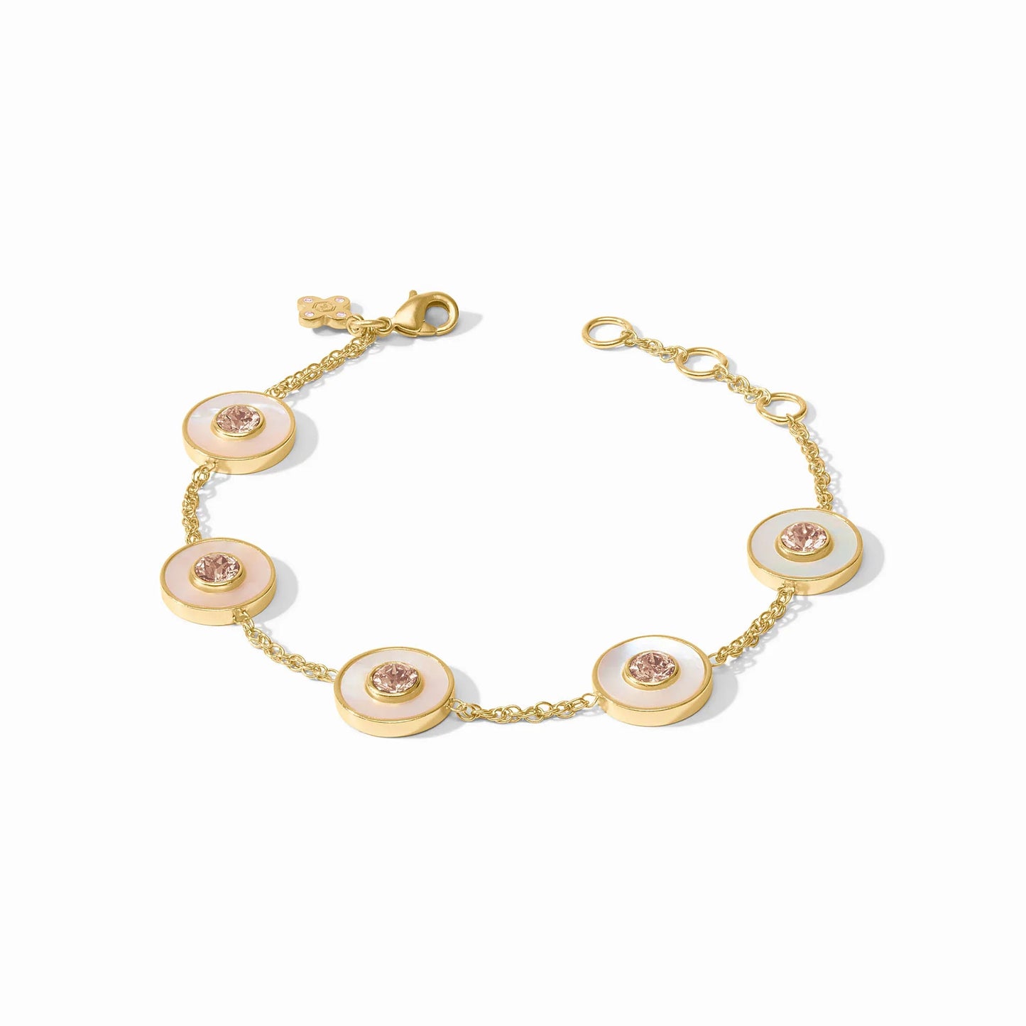 Colette Circle Delicate Bracelet - Champagne