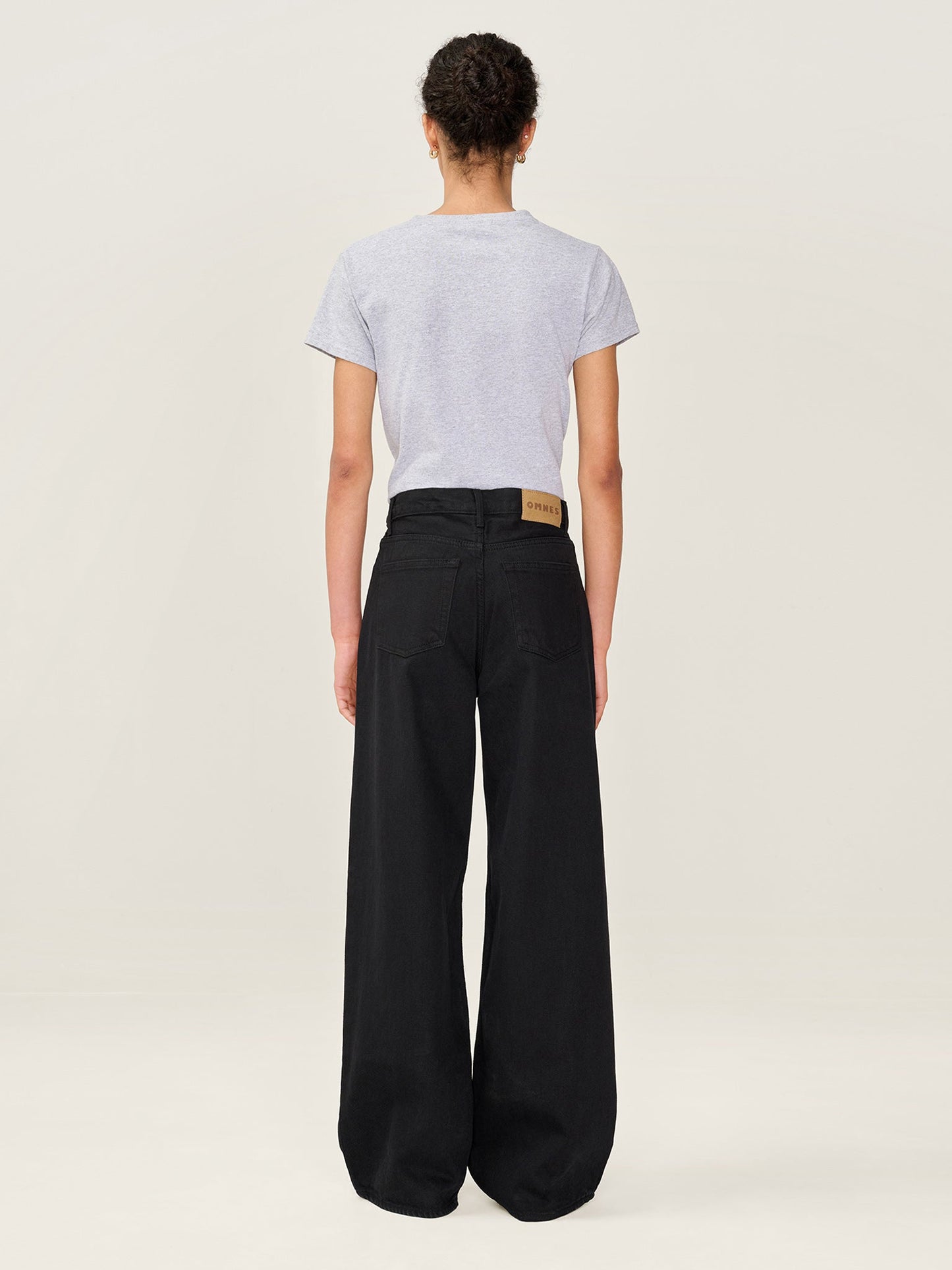 Connie Wide Jean in Black