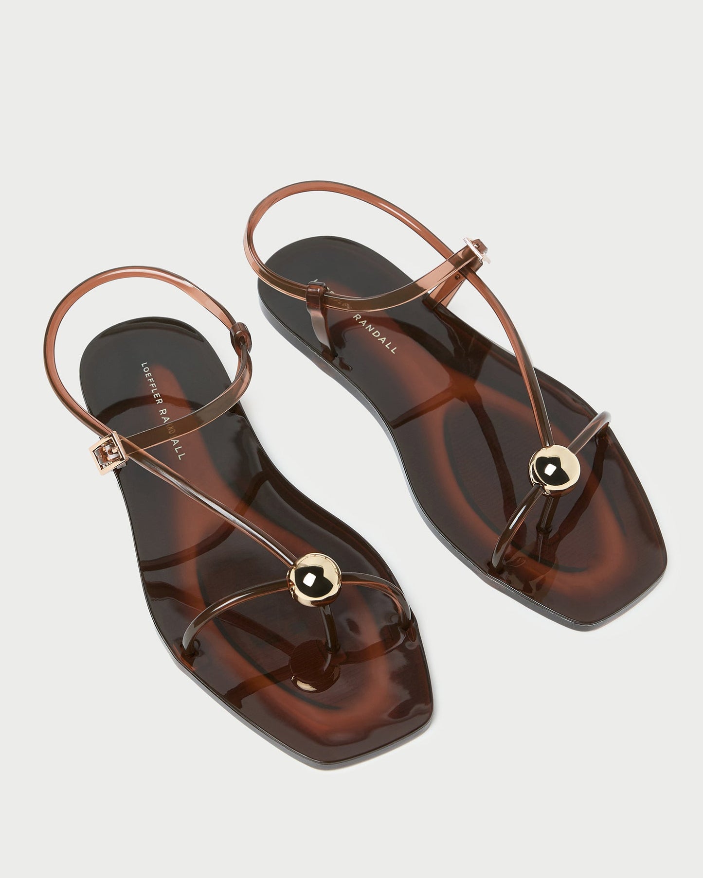 Dana Brown Strappy Jelly Sandal