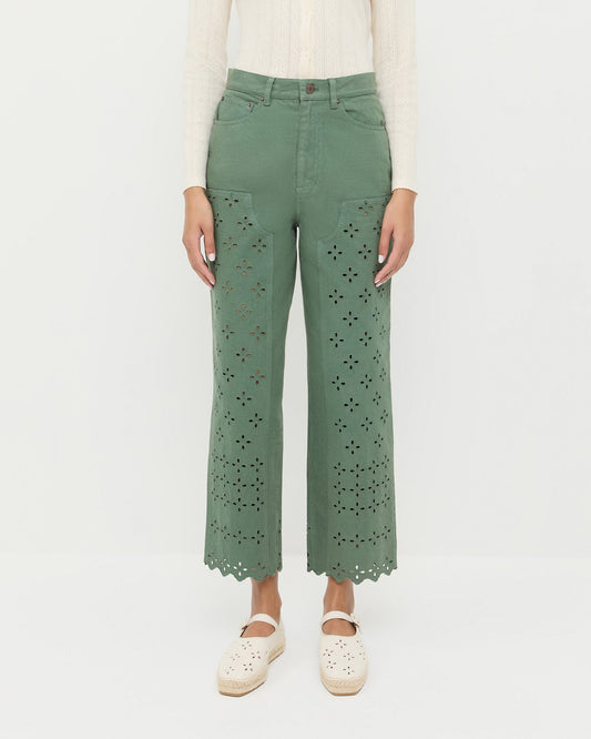 Demi Embroidered Pant