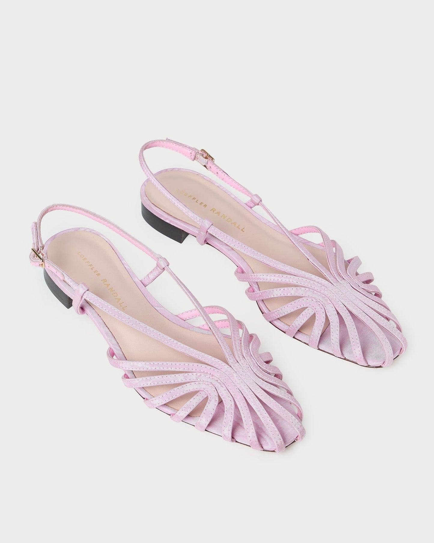 Devon Pink Moiré Slingback Sandal