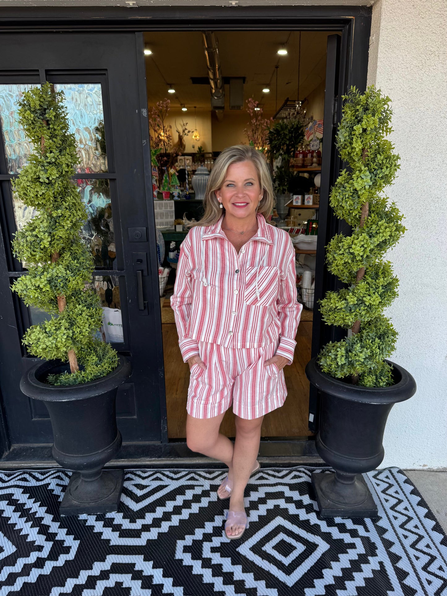 Ivy Jane Stripe Sailor Jacket