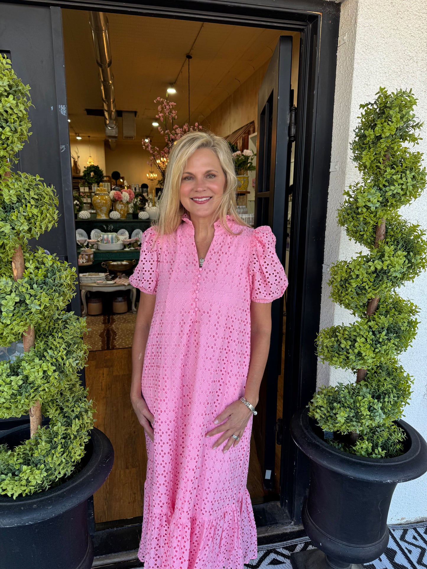Sarah Dress - Pink