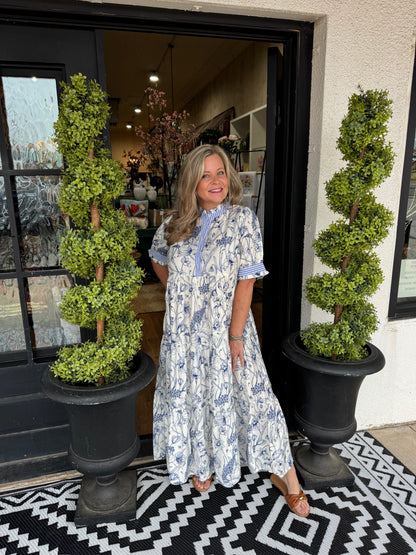 Angelina Dress - Blue