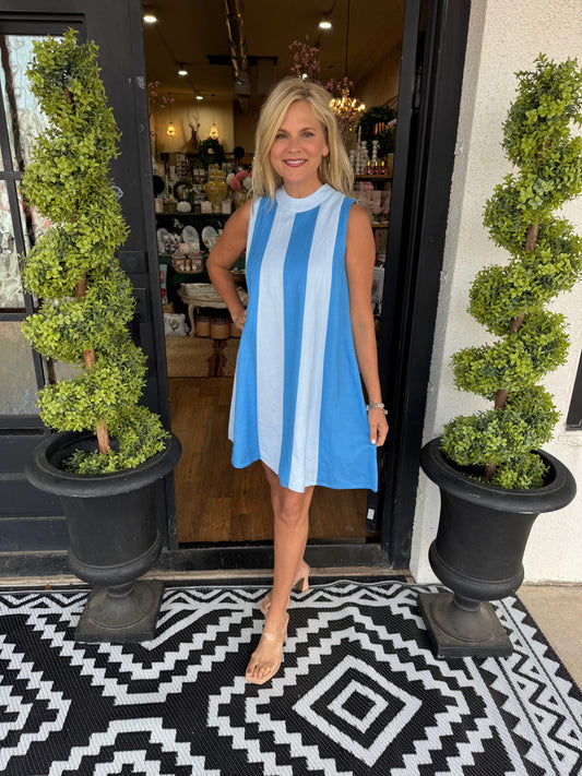 Mandi Dress - Blue