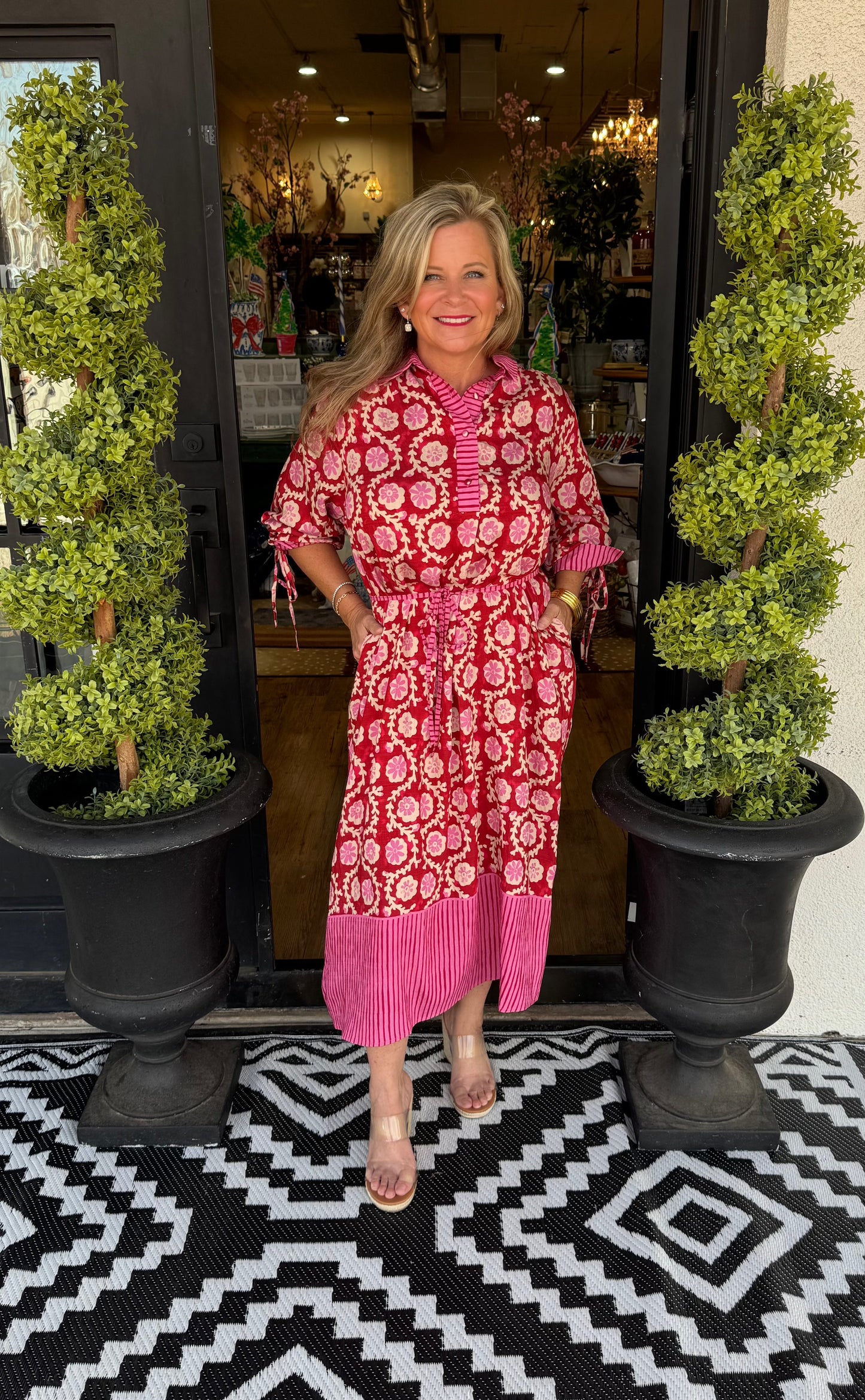 Marah Dress - Red