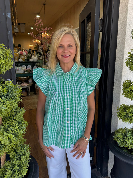 Caroline Top - Green