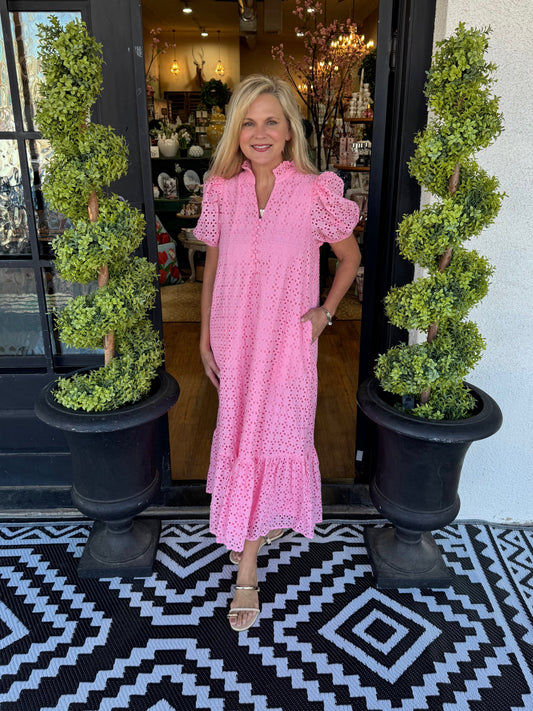 Sarah Dress - Pink