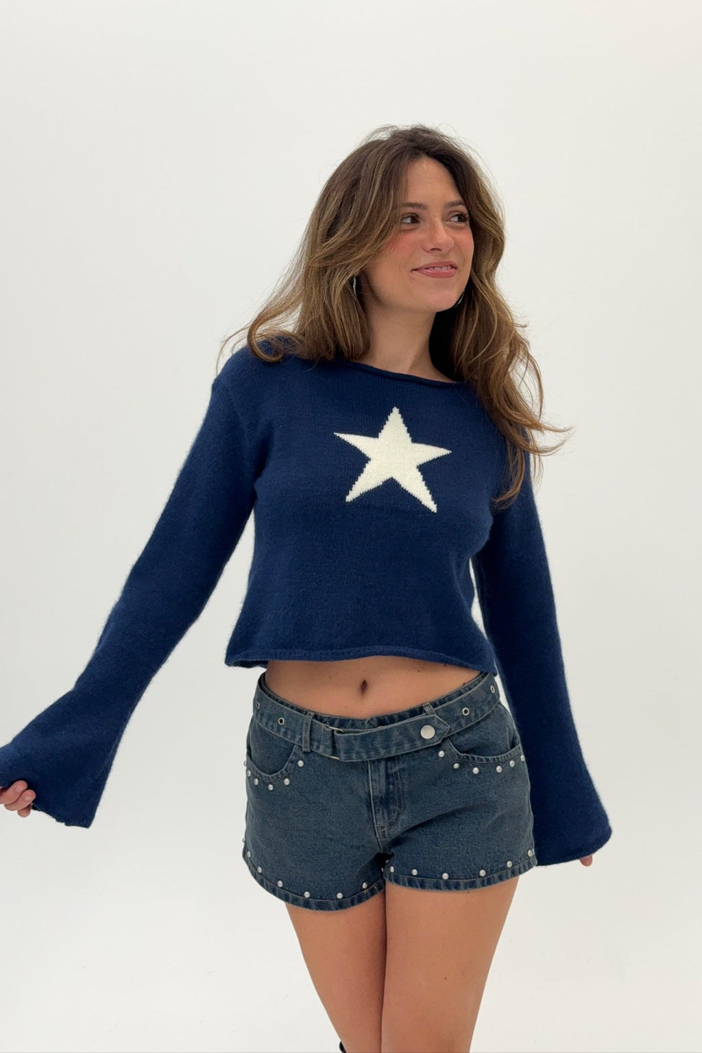 Stargazing Long Sleeve in Navy