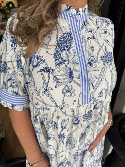 Angelina Dress - Blue