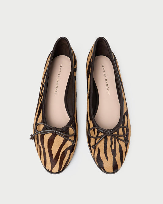 Noelle Zebra Ballet Flat