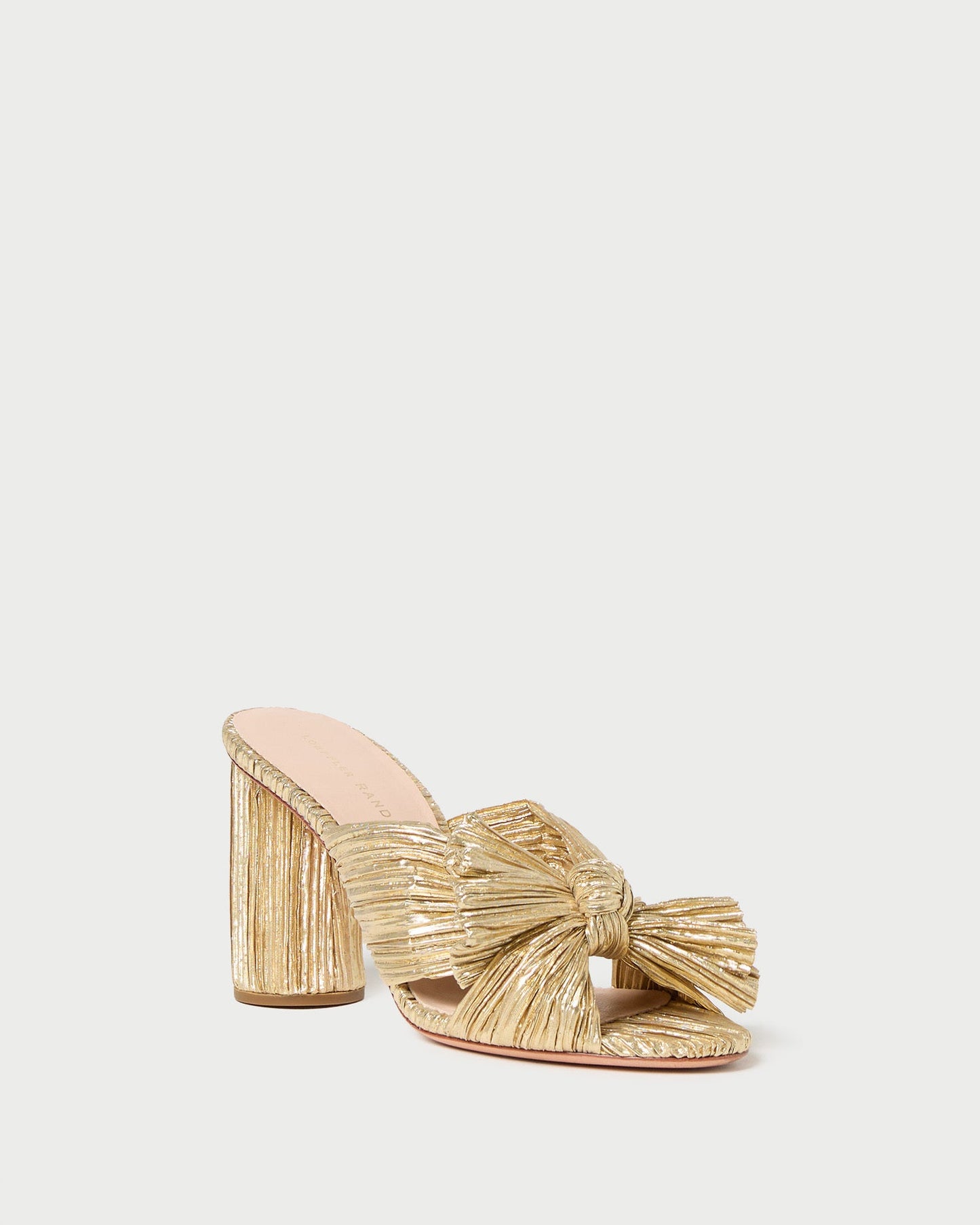 Penny Pleated Bow Heel