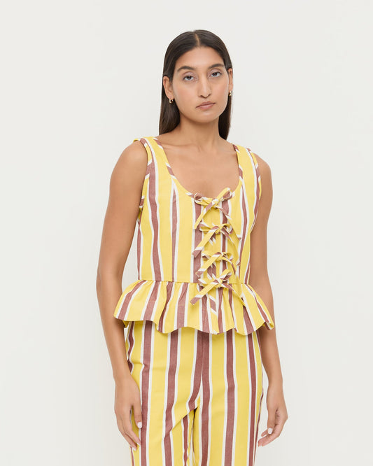 Pilar Tie-Front Top