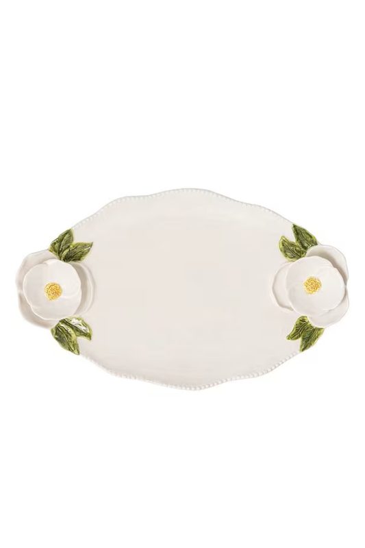Flower Handle Platter