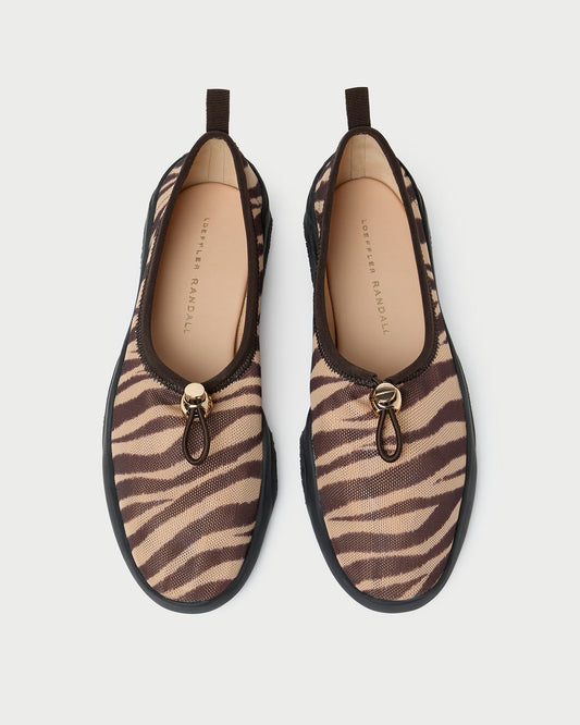 Raina Zebra Mesh Flat