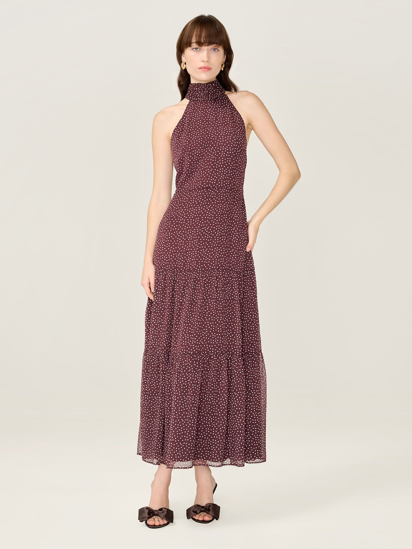 Romeo Dress in Chocolate