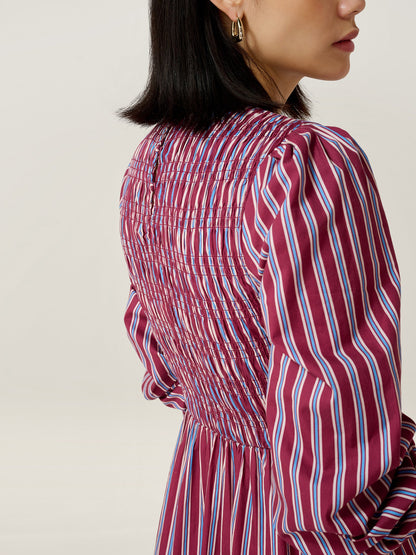 Saint Dress in Blue Stripe