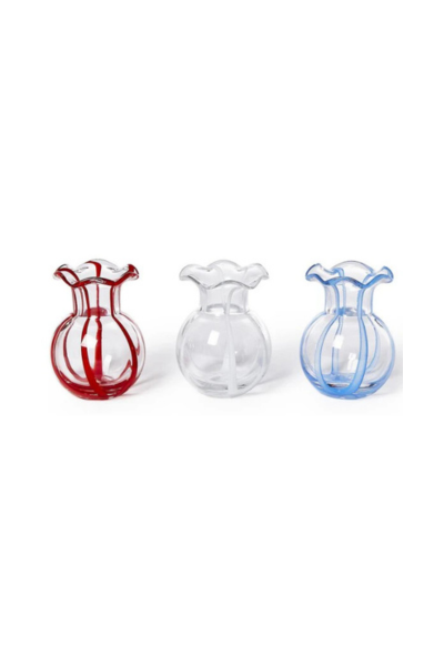 Ruffled Ribbon Vase