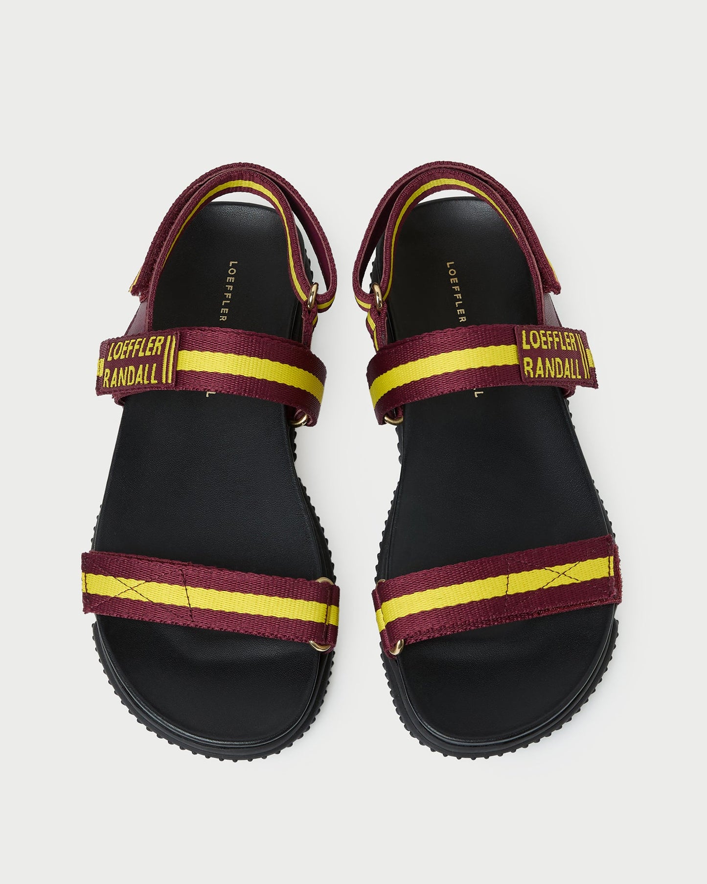 Arlo Maroon/Yellow Sport Sandal