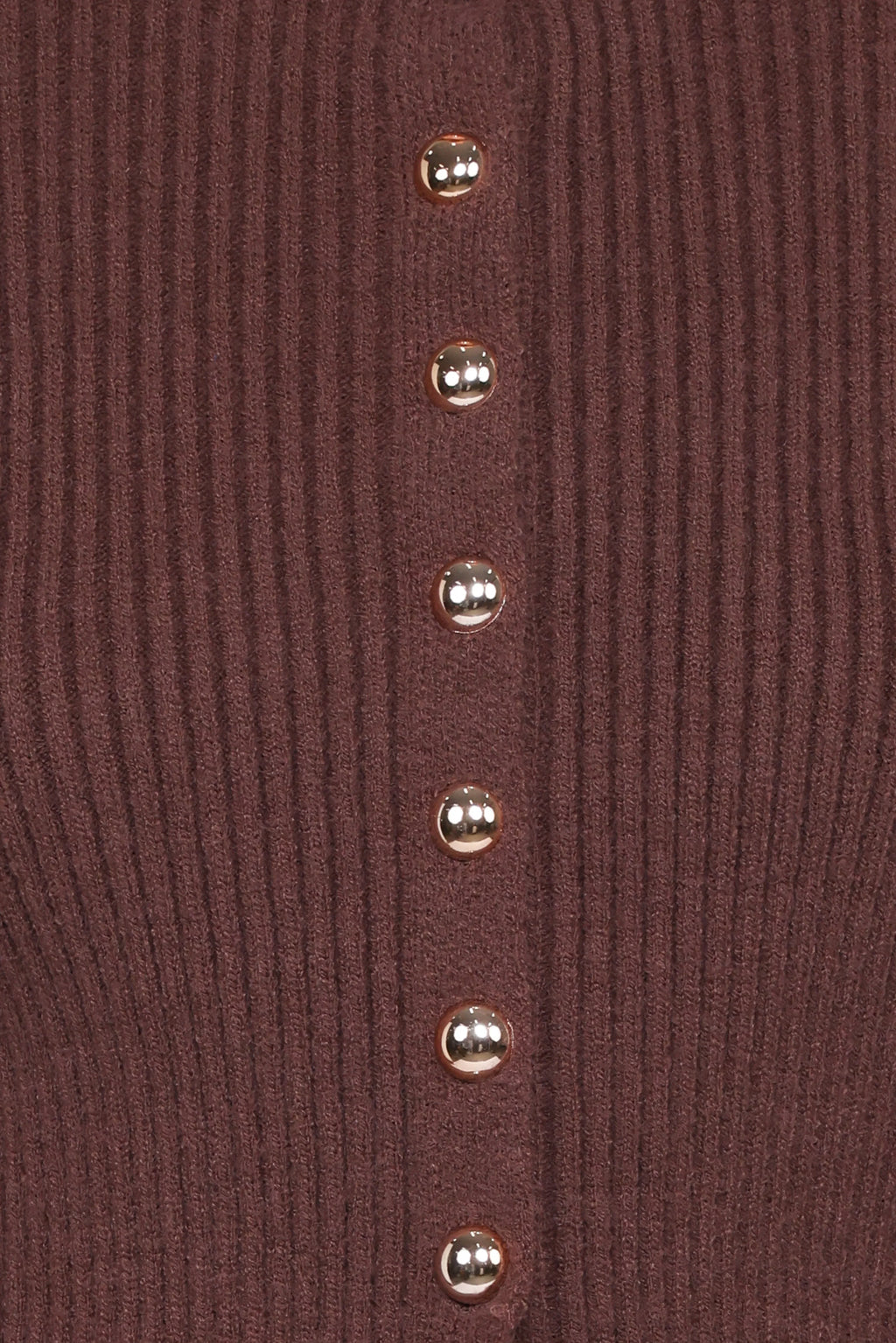 Circe Cardigan Top - Chocolate