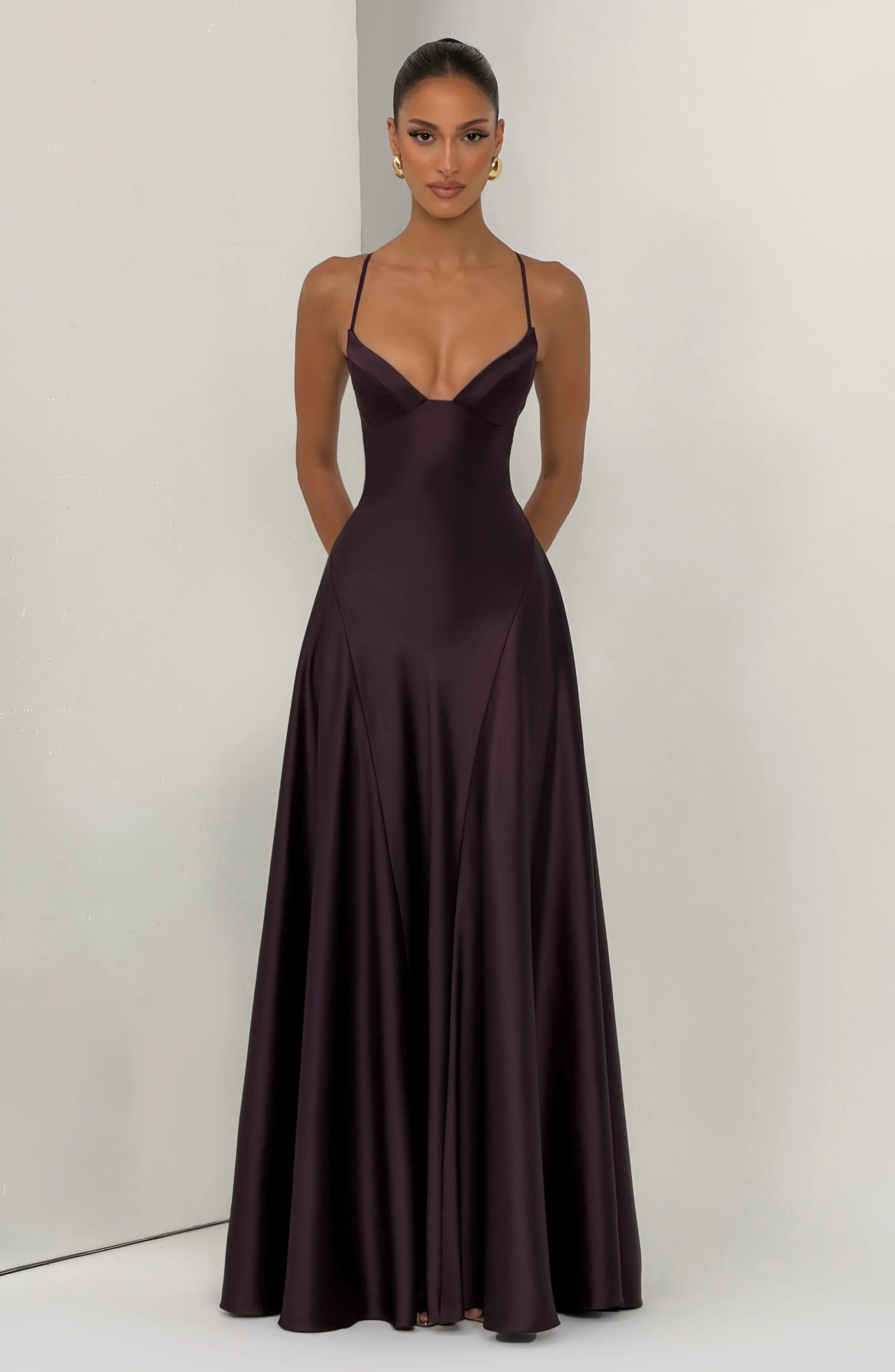 Asterin Maxi Dress - Plum