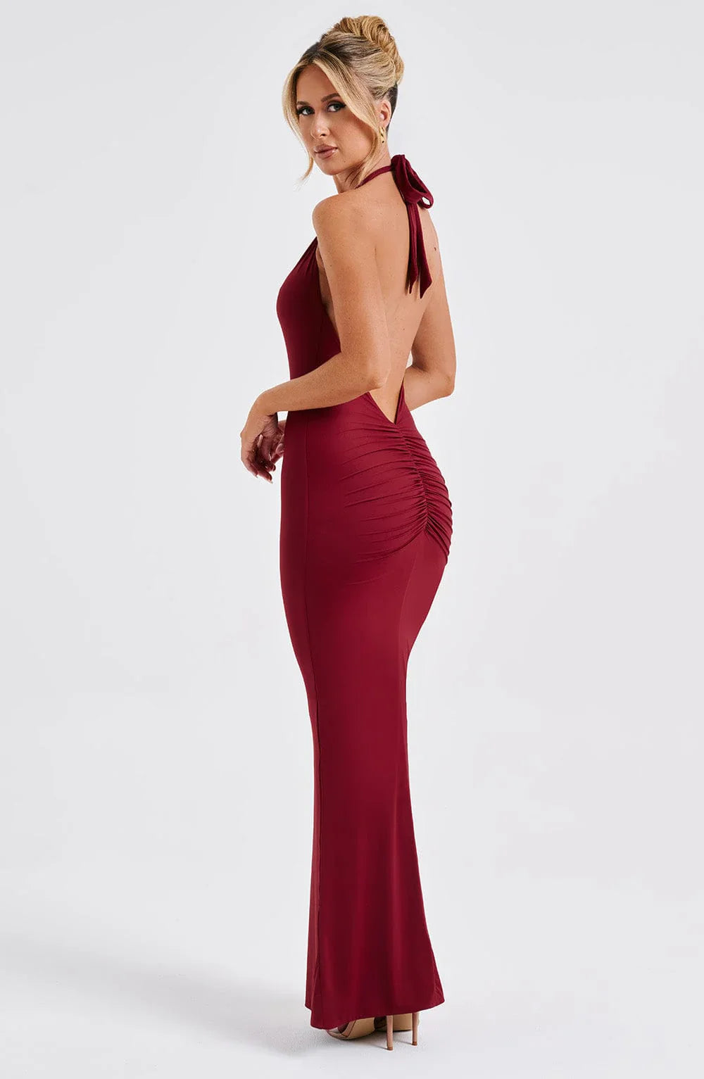 Harmonia Maxi Dress - Burgundy