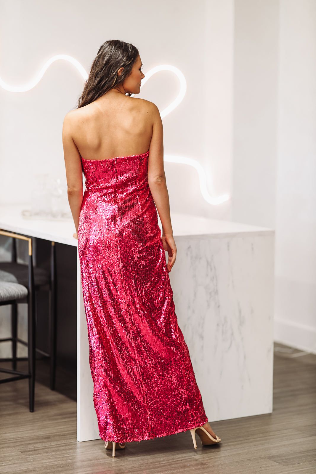 Amuse Me Maxi Dress- Pink