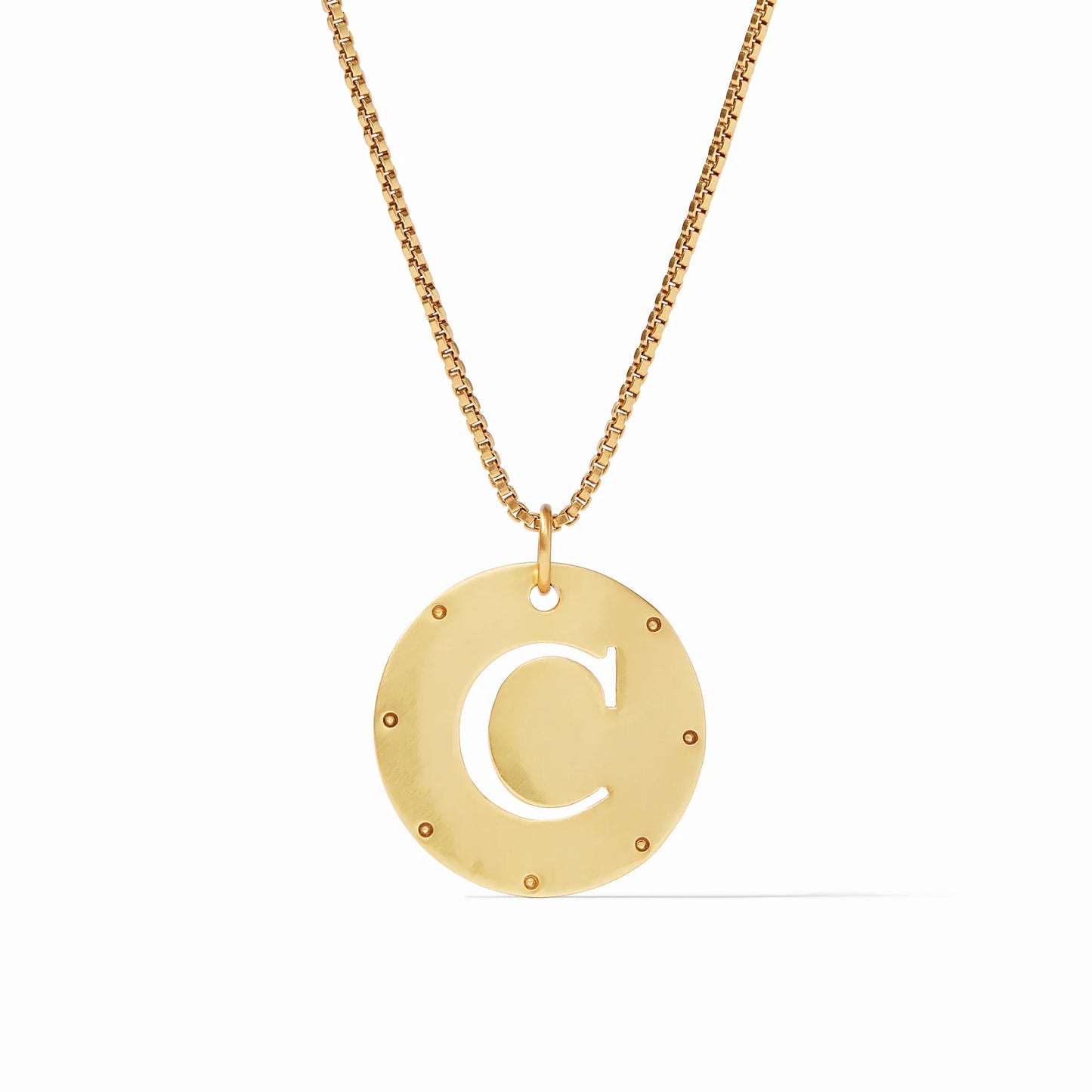 Julie Vos Monogram Pendant Necklace
