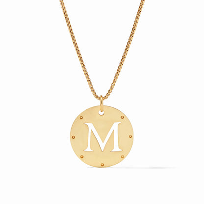 Julie Vos Monogram Pendant Necklace