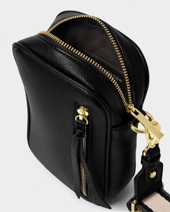 Hallie Small Crossbody Bag - Black