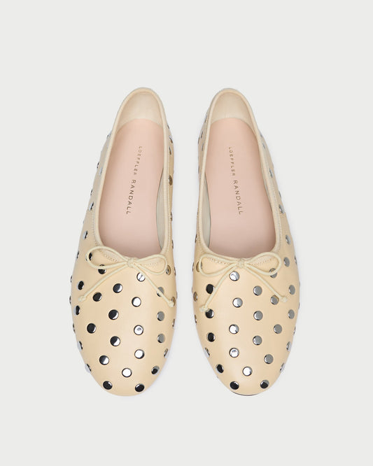 Landon Butter/Silver Ballet Flat