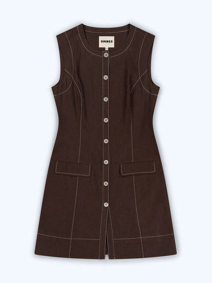 Raphi Dress in Chocolate